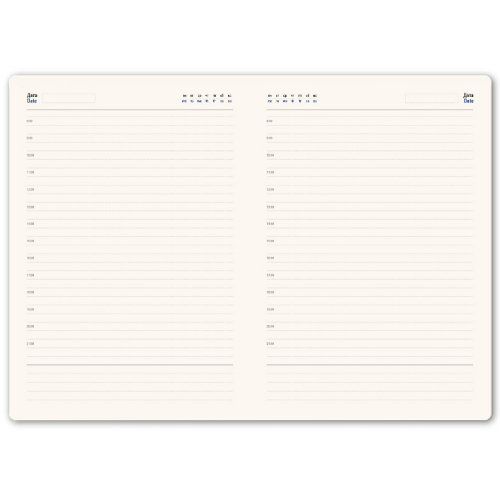 Ежедневник недатированный STELLAR, формат А5 (белый, темно-синий)