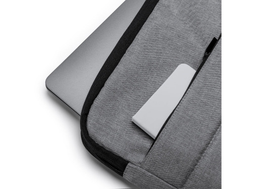 Чехол для ноутбука 15 KEBAL, серый меланж
