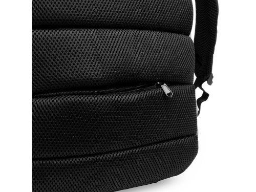 Рюкзак противокражный MOANA из нейлона, черный/серый меланж