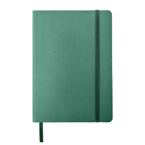 Ежедневник недатированный Shady, А5,  зеленый, кремовый блок, темно-зеленый обрез (зеленый)