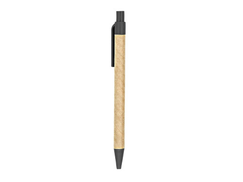 Блокнот А5+ ALANI с шариковой ручкой, крафтовый/черный