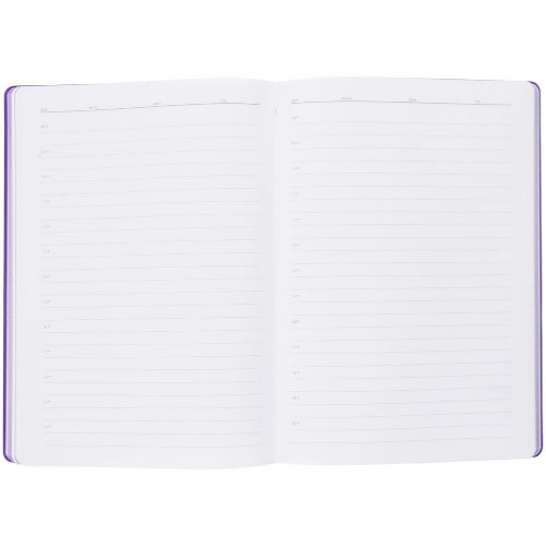 Ежедневник Flexpen, недатированный, серебристо-фиолетовый