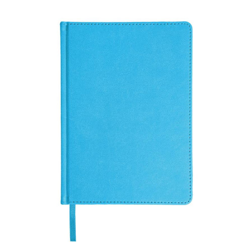 Ежедневник недатированный Bliss,  формат А5, в линейку (голубой)