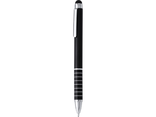 Ручка-стилус металлическая шариковая CANAIMA, черный