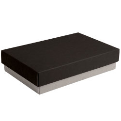 Коробка подарочная CRAFT BOX (серый, черный)