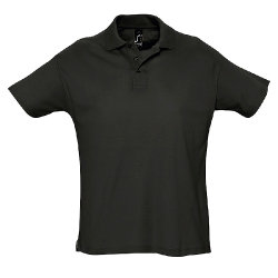 Рубашка поло мужская SUMMER II 170  (чёрный)