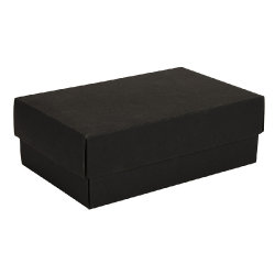 Коробка картонная, "COLOR" 11,5*6*17 см;черный (черный)
