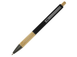 Darius шариковая ручка из переработанного алюминия, синие чернила - Черный