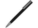 Ручка металлическая шариковая Insomnia софт-тач с зеркальным слоем, черная с серым