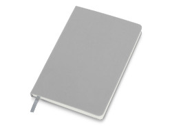 Бизнес-блокнот C2 софт-тач, твердая обложка, 128 листов, серый
