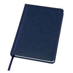 Ежедневник датированный Bliss, А5,  темно-синий, белый блок, без обреза (темно-синий)