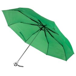 Зонт складной FOOTBALL, механический (зеленый)