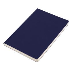 Ежедневник недатированный Tony, А5, темно-синий, кремовый блок в линейку (тёмно-синий)