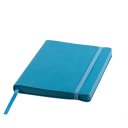 Ежедневник недатированный Shady, А5,  голубой, кремовый блок, лазурный обрез (голубой)