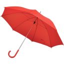 Зонт-трость с пластиковой ручкой, механический; красный; D=103 см; 100% полиэстер 190 T (красный)
