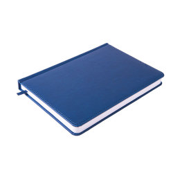 Ежедневник недатированный Campbell, А5,  темно-синий, белый блок (темно-синий)